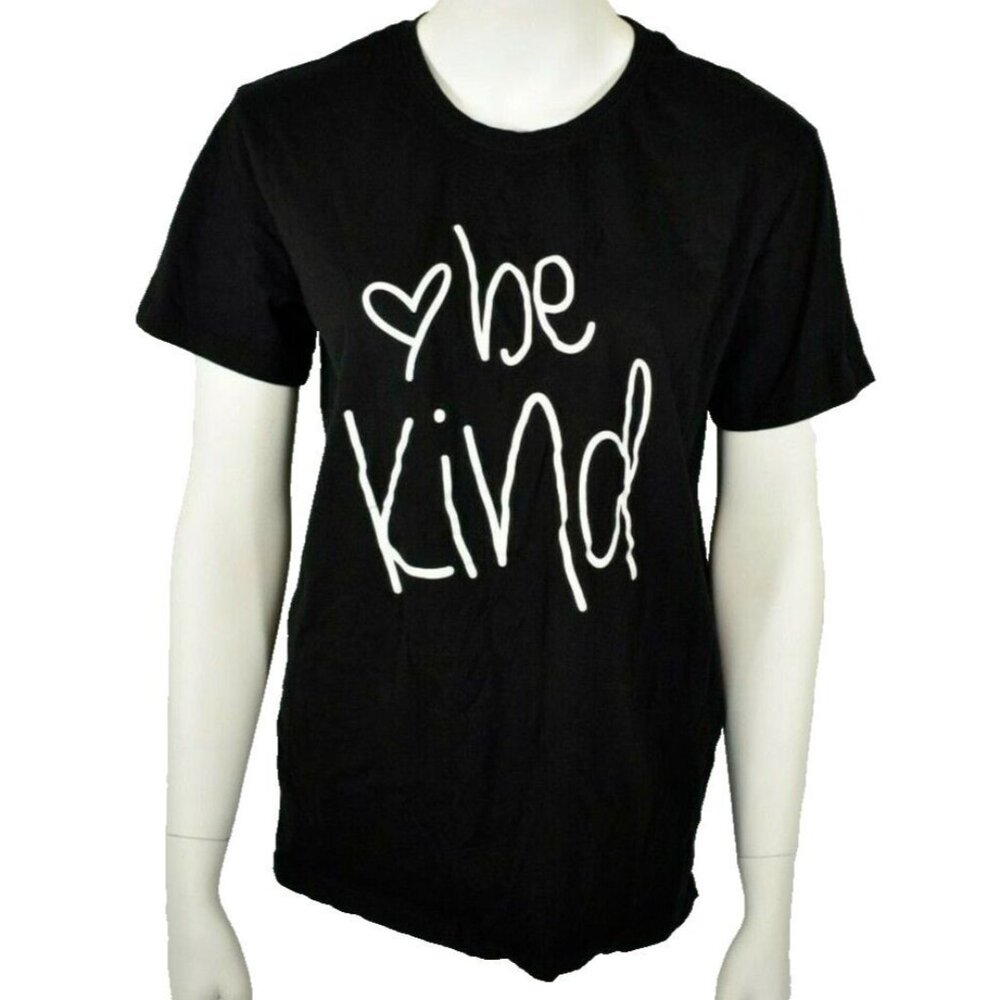 Womens Large Casual Cotton Short Sleeve Crew Neck Graphic T-Shirt Tops Tees